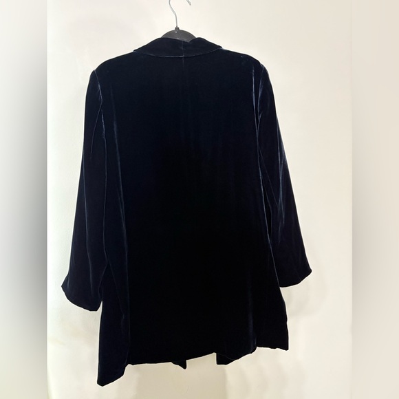 Lafayette 148 New York Women's Cecily Velvet Jacket Color Ink - Picture 7 of 7